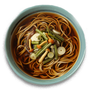 buckwheat soba soup